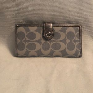 Coach wallet/checkbook cover